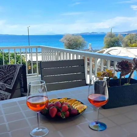 Vista Mare Beachfront Apartment. Saronida Exterior photo